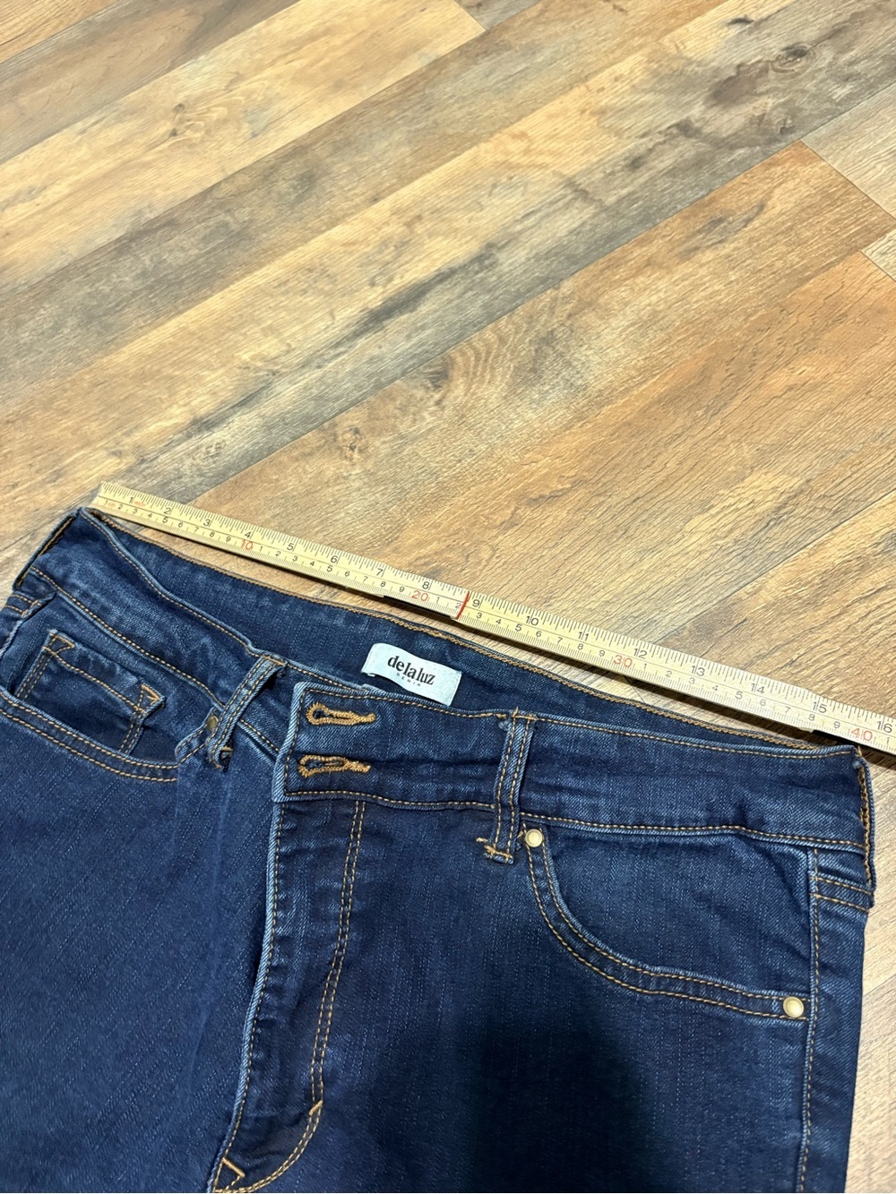 Delaluz Denim Dark Wash Skinny Jeans – Women’s Size 14 - Picture 4 of 6